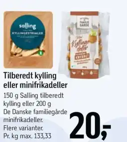 Føtex Tilberedt kylling eller minifrikadeller tilbud