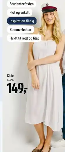 Føtex Kjole S-XXL. tilbud