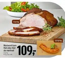 Marineret kam- filet eller filet