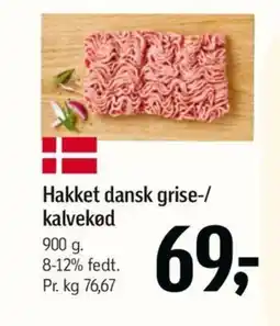 Føtex Hakket dansk grise-/ kalvekød tilbud