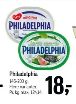 Føtex Philadelphia tilbud