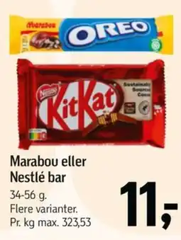 Føtex Marabou eller Nestlé bar tilbud