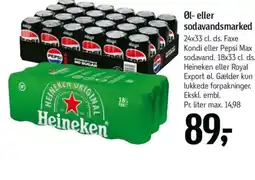 Føtex Øl- eller sodavandsmarked tilbud
