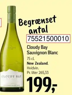 Føtex Cloudy Bay Sauvignon Blanc tilbud