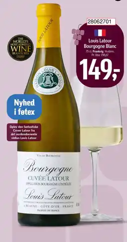Føtex Louis Latour Bourgogne Blanc tilbud