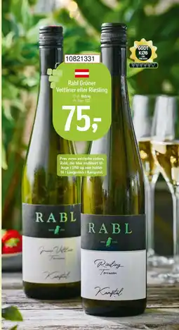 Føtex Rabl Grüner Veltliner eller Riesling tilbud