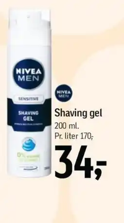 Føtex Shaving gel tilbud
