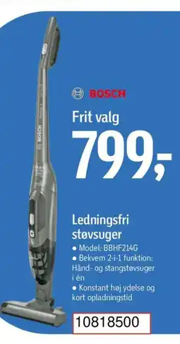 Føtex Ledningsfri støvsuger tilbud