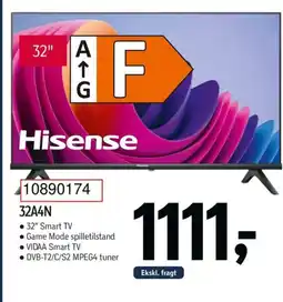 Føtex Hisense 32A4N tilbud
