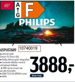 Føtex PHILIPS 65PUS7609 tilbud