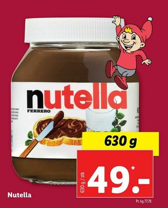 Let-Køb Nutella tilbud