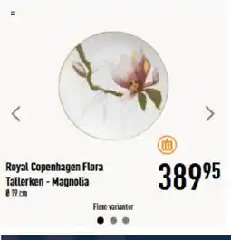 Imerco Royal Copenhagen Flora Tallerken - Magnolia tilbud