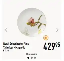Imerco Royal Copenhagen Flora Tallerken - Magnolia tilbud