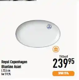 Imerco Royal Copenhagen Blueline Asiet tilbud