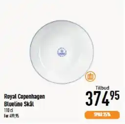 Imerco Royal Copenhagen Blueline Skål tilbud