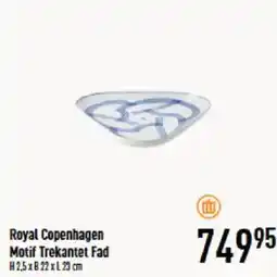 Imerco Royal Copenhagen Motif Trekantet Fad tilbud