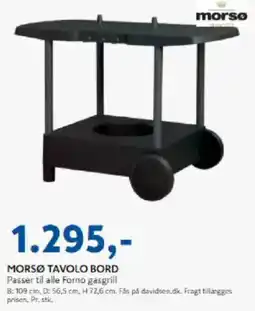 Davidsen MORSØ TAVOLO BORD tilbud