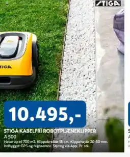 Davidsen STIGA KABELFRI ROBOTPLÆNEKLIPPER tilbud