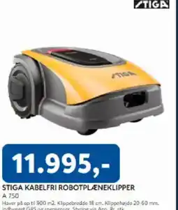 Davidsen STIGA KABELFRI ROBOTPLÆNEKLIPPER tilbud
