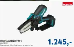 Davidsen MAKITA GRENSAV 18 V tilbud