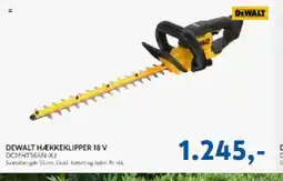 Davidsen DEWALT HÆKKEKLIPPER 18 V DCMHT564N-XJ tilbud