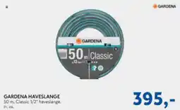 Davidsen GARDENA HAVESLANGE 50 m. Classic 1/2" haveslange. tilbud
