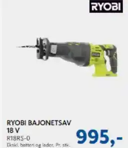 Davidsen RYOBI BAJONETSAV 18 V tilbud
