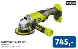 Davidsen RYOBI VINKELSLIBER 18 V RA1BAG-0 tilbud