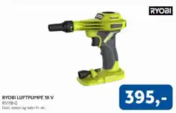 Davidsen RYOBI LUFTPUMPE 18 V RVI18-0 tilbud