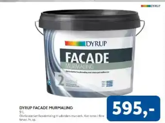Davidsen DYRUP FACADE MURMALING tilbud