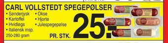 ABC Lavpris Carl vollstedt spegepølser tilbud