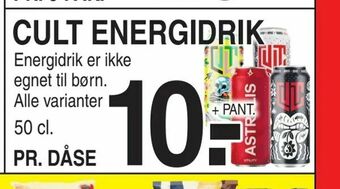 ABC Lavpris Cult energidrik tilbud