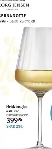 Kop & Kande Hvidvinsglas tilbud
