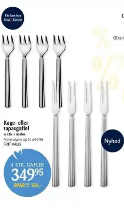 Kop & Kande Kage- eller tapasgaffel tilbud