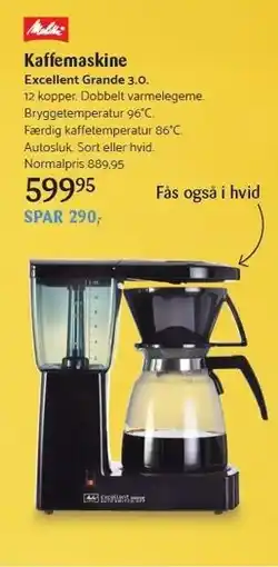 Kop & Kande Kaffemaskine tilbud