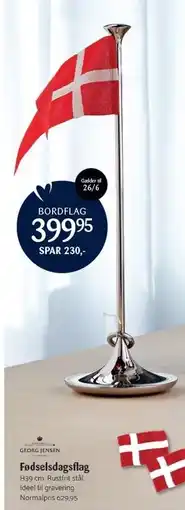 Kop & Kande Bordflag tilbud