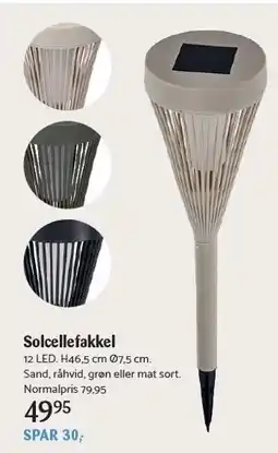 Kop & Kande Solcellefakkel tilbud