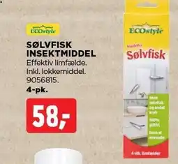 jem & fix SØLVFISK INSEKTMIDDEL tilbud