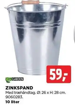 jem & fix GARDEN ZINKSPAND tilbud