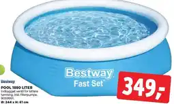 jem & fix BESTWAY POOL 1880 LITER tilbud