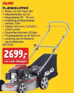 jem & fix AL-KO PLÆNEKLIPPER tilbud