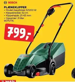 jem & fix BOSCH PLÆNEKLIPPER tilbud