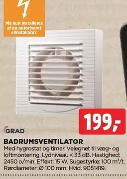 jem & fix GRAD BADRUMSVENTILATOR tilbud