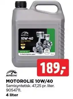 jem & fix MOTOROLIE 10W/40 tilbud