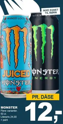 Let-Køb MONSTER tilbud