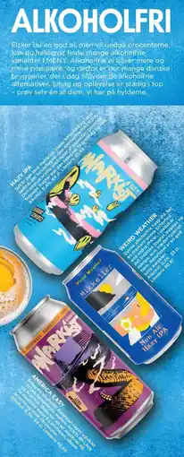 MENY HAZY IPA, WEIRD WEATHER eller AMERICA EASY tilbud