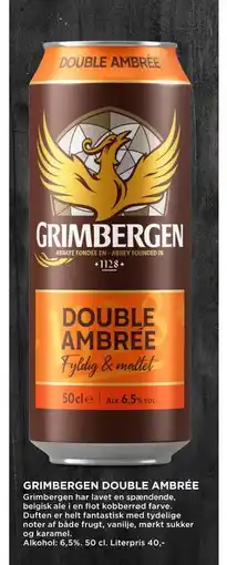 MENY GRIMBERGEN DOUBLE AMBRÉE tilbud
