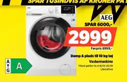 Power AEG Damp & plads til 10 kg tøj Vaskemaskine tilbud