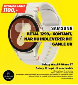 Power SAMSUNG Galaxy Al nu på dit smartwatch tilbud