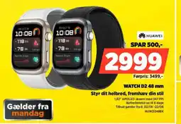 Power HUAWEI WATCH D2 48 mm Styr dit helbred, fremhæv din stil tilbud